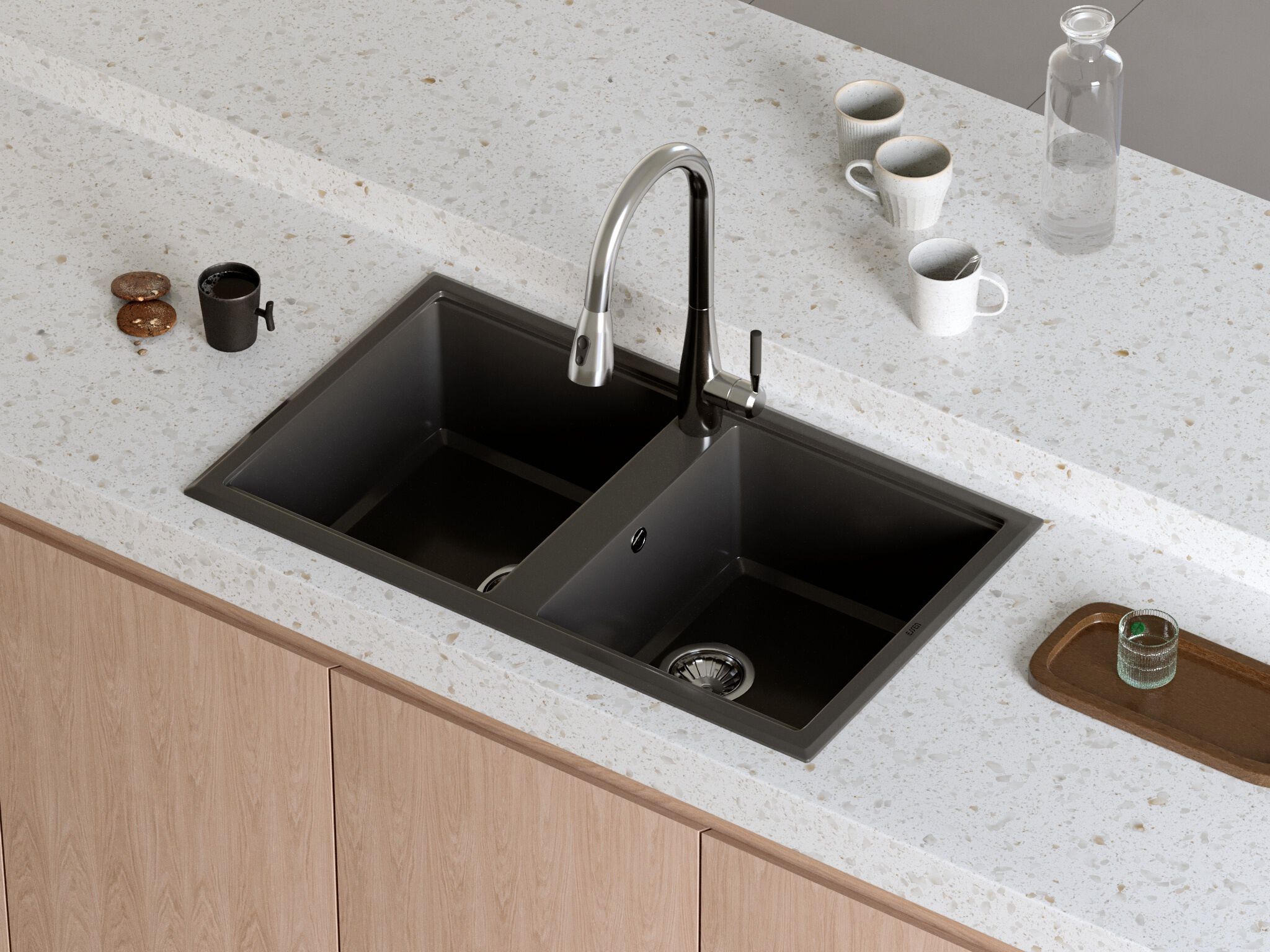 Llave monomando para cocina línea Paris® en cromo pulido,,hi-res image number null