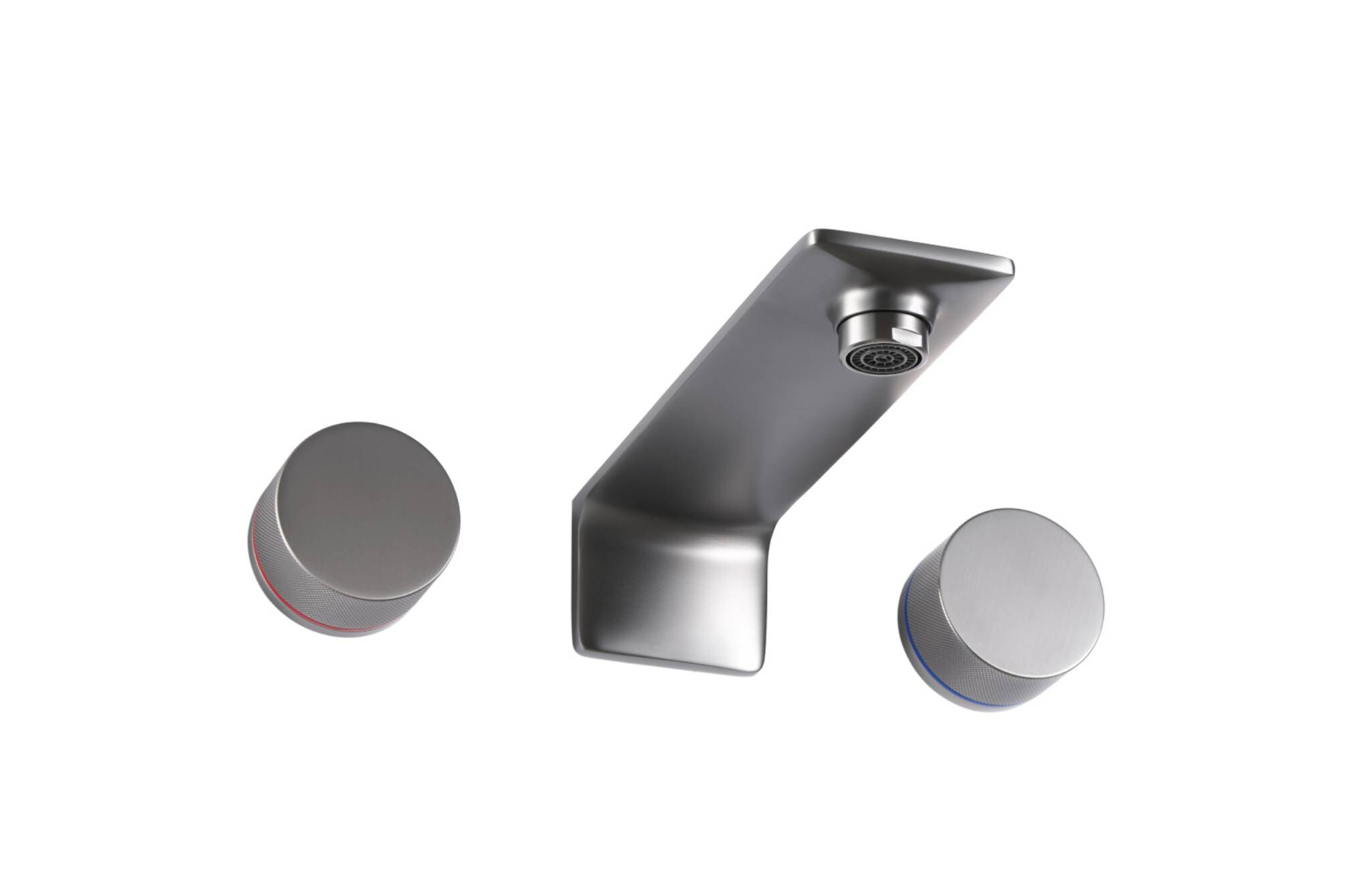 Llave de muro para lavabo línea Weismar en titanio mate,,hi-res image number null