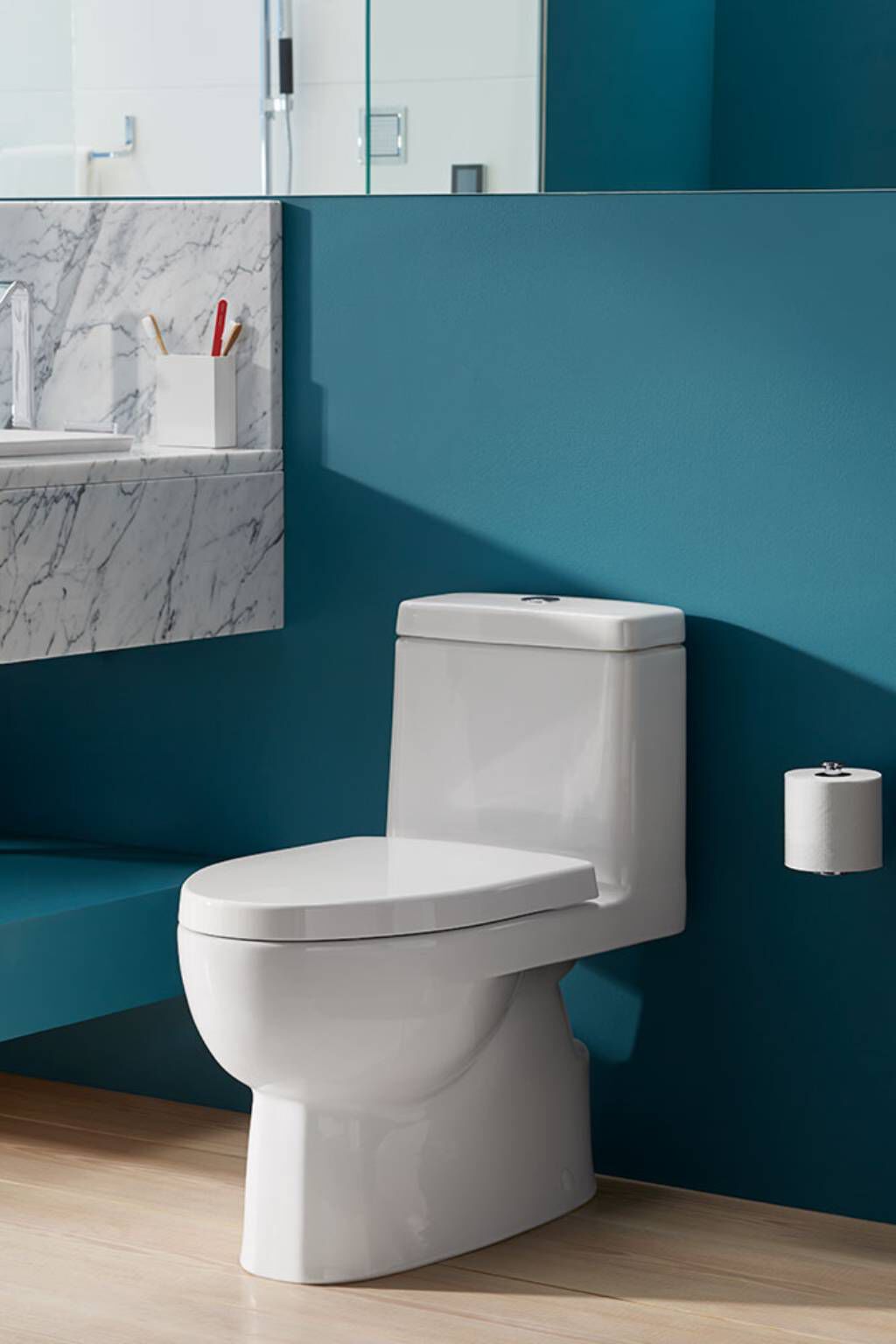 Sanitario una pieza doble descarga línea Reach,,hi-res image number null