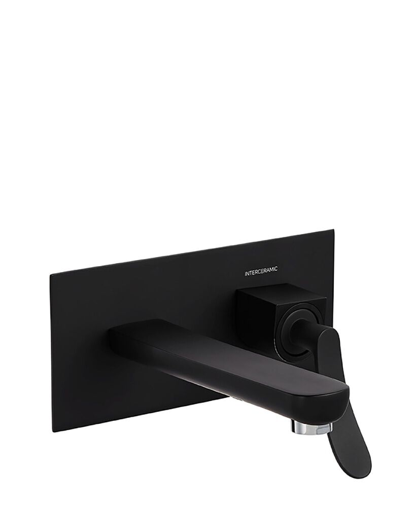 Llave de muro para lavabo línea Dublín® en negro mate,,hi-res image number null