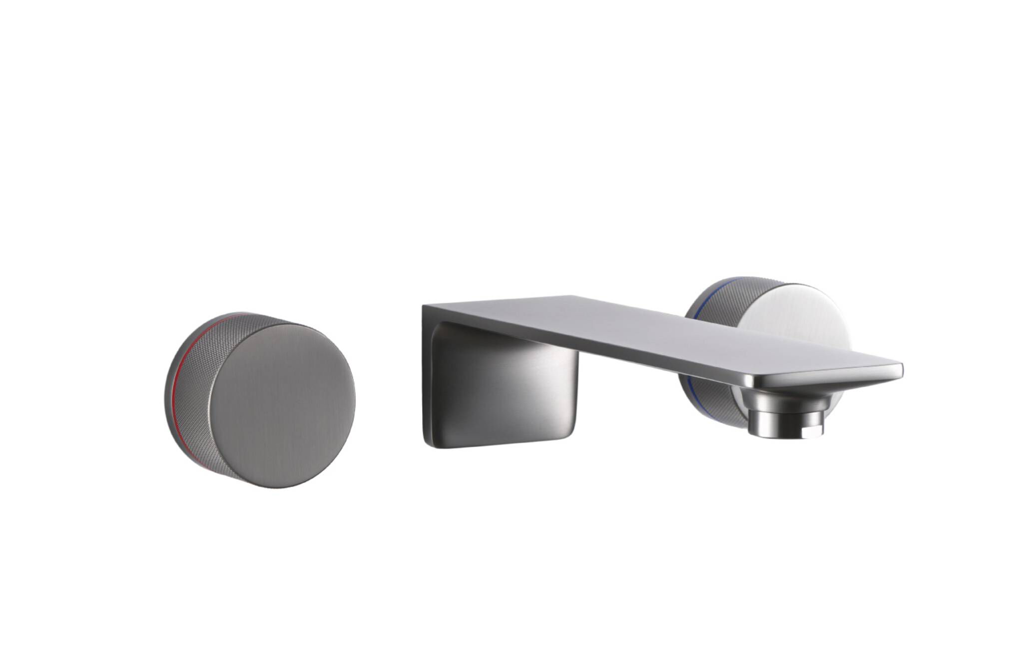 Llave de muro para lavabo línea Weismar en titanio mate,,hi-res image number null