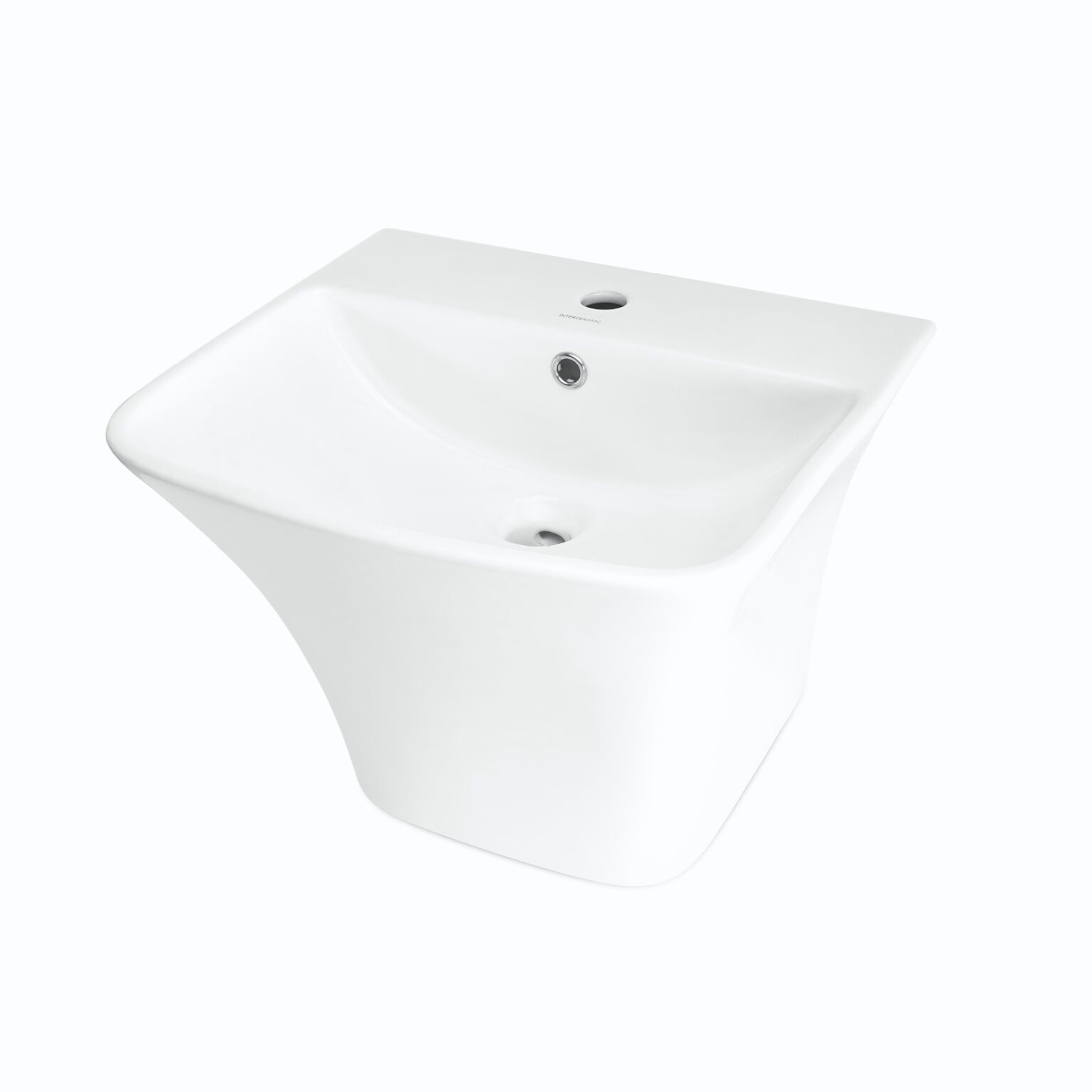 Lavabo padia de instalacion en muro blanco,,hi-res image number null