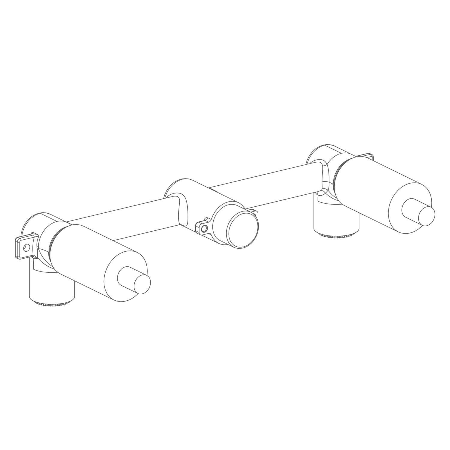 Valvula mezcladora munich de laton solido para llave de muro munich y versalles unico,,hi-res image number null