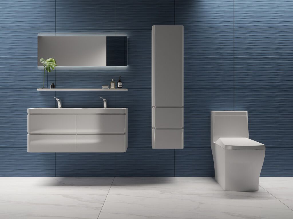 Ba&ntilde;o 3D Wall Blanco,,hi-res