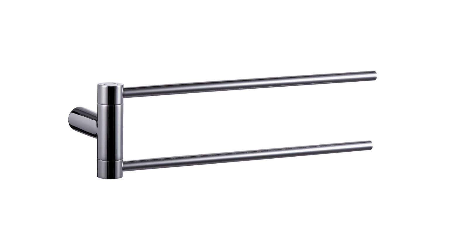 Toallero doble línea Essen Round en cromo pulido,,hi-res image number null