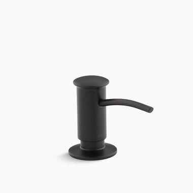 Dispensador de jabón Contemporary en negro mate