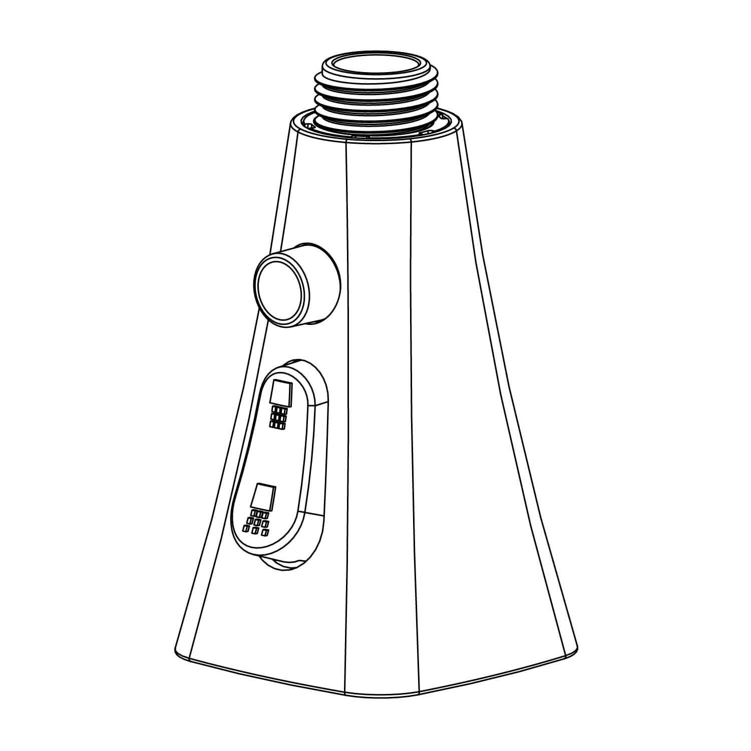 Cabezal essen square para llave retractil niquel cepillado,,hi-res image number null