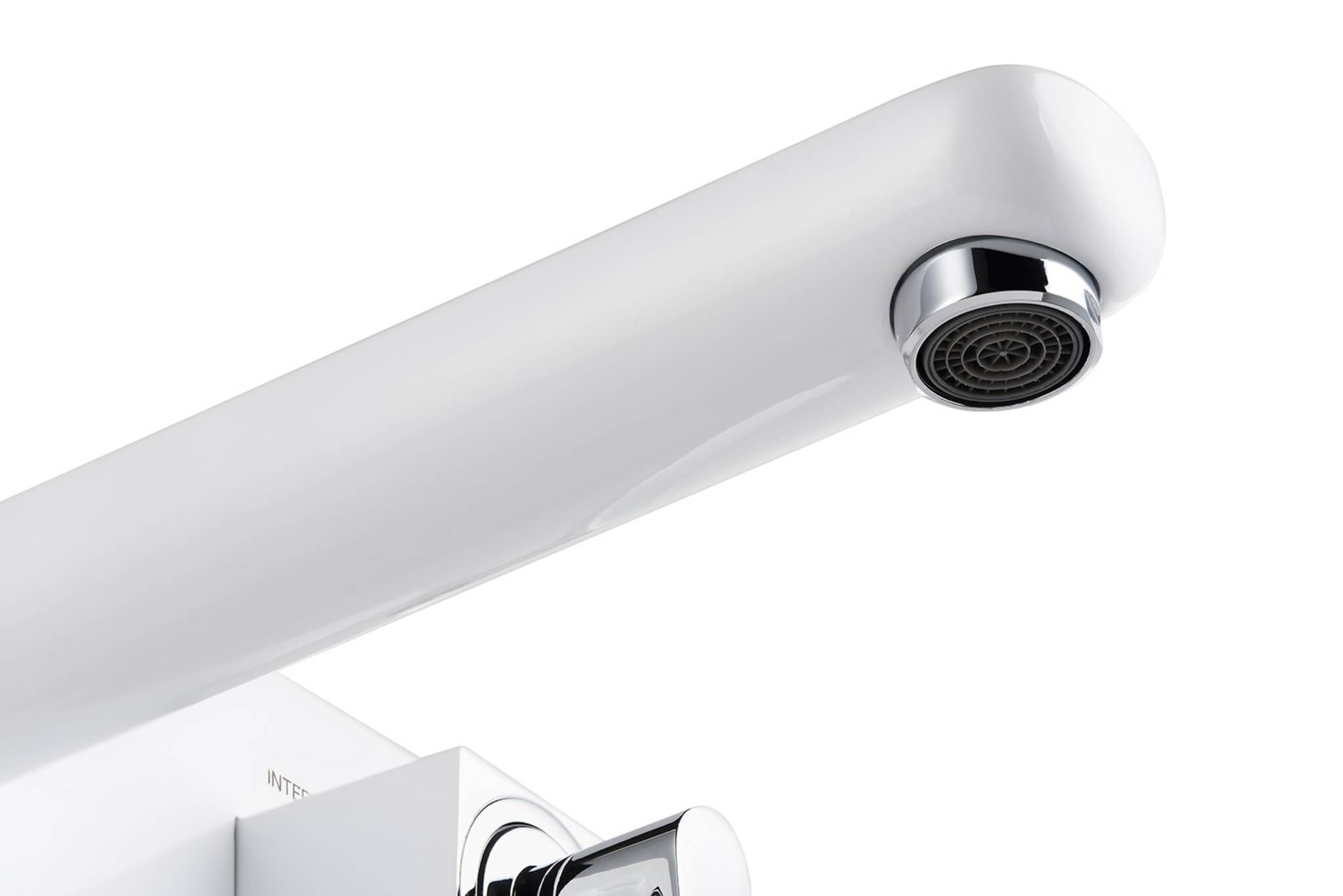 Llave de muro para lavabo línea Dublín® en cromo pulido blanco,,hi-res image number null