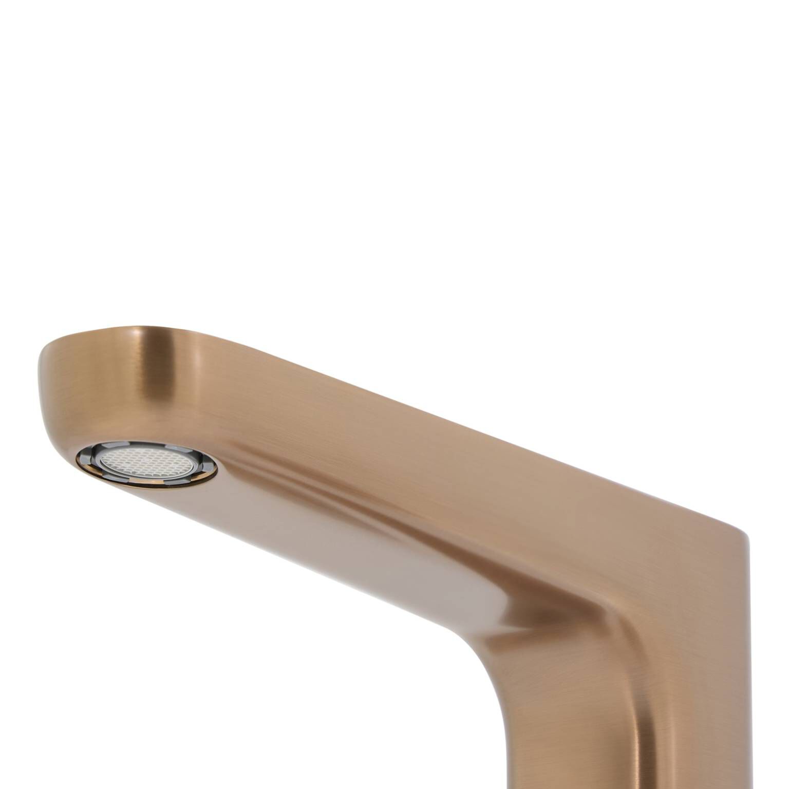 Llave duomando para lavabo línea Duna en bronce,,hi-res image number null