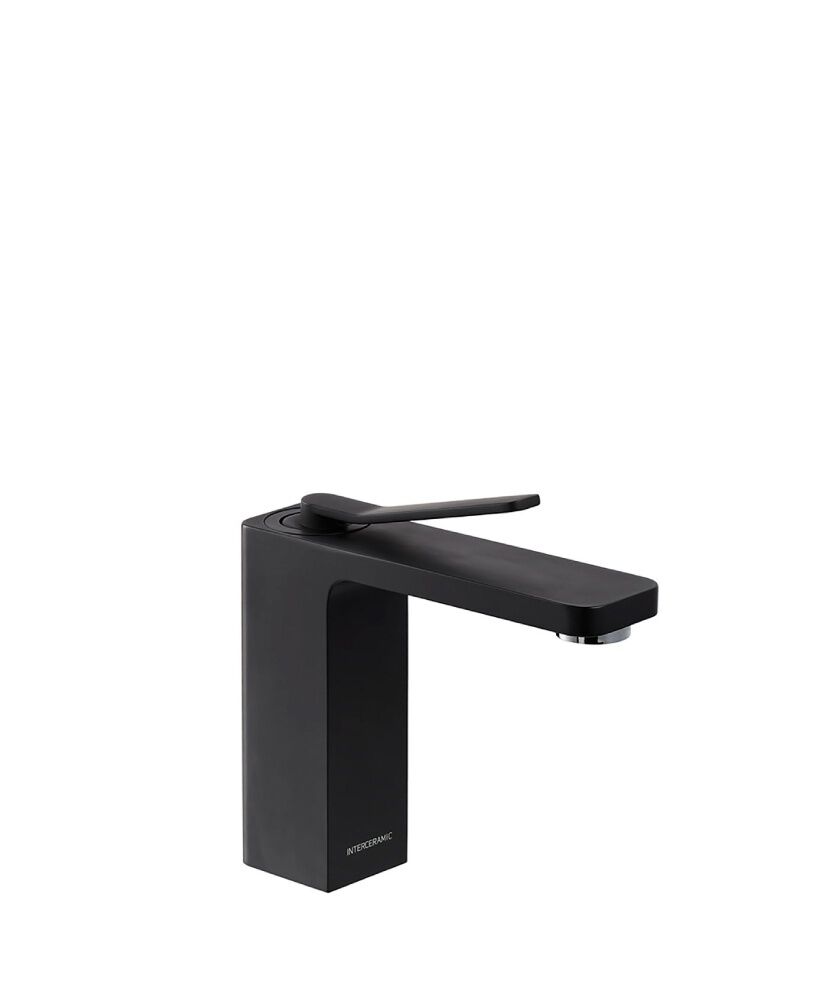 Llave monomando baja para lavabo línea Siena en negro mate,,hi-res image number null