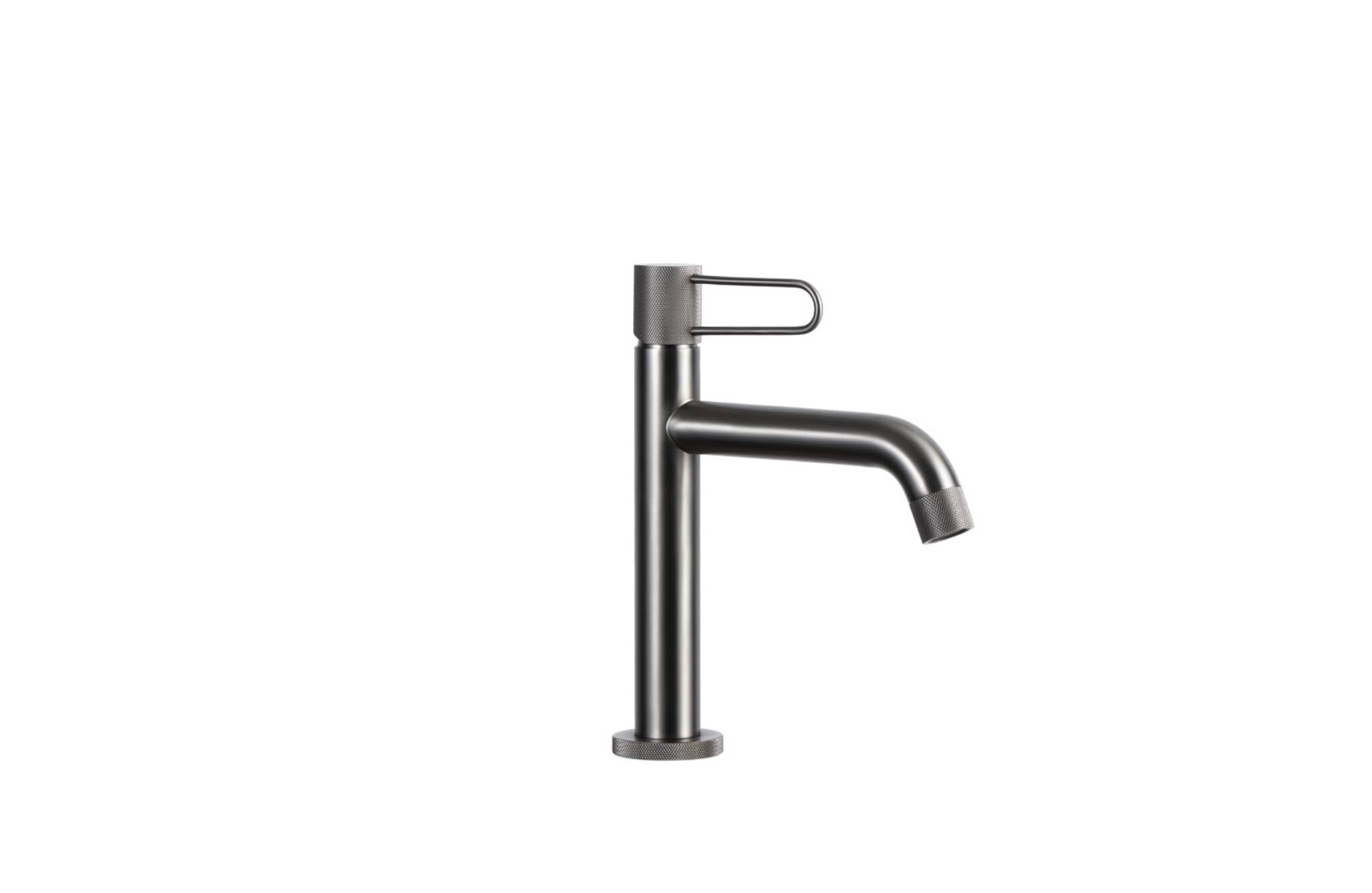 Llave monomando baja para lavabo línea Meyer en titanio mate,,hi-res image number null