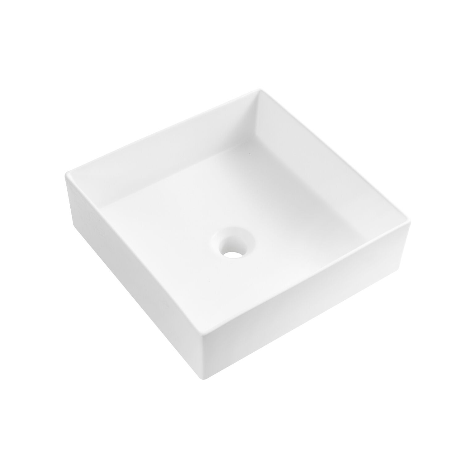 Lavabo de sobrecubierta línea Burdeos® en blanco mate,,hi-res image number null