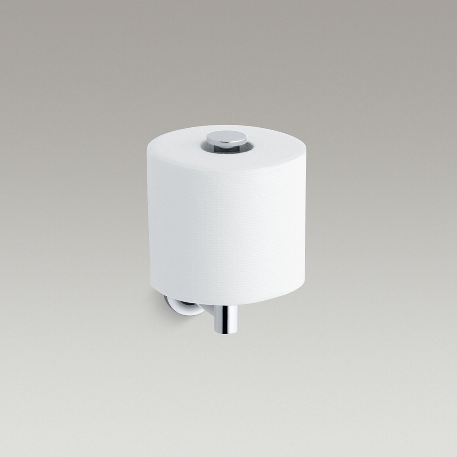 Porta papel vertical para baño línea Purist en cromo pulido,,hi-res image number null