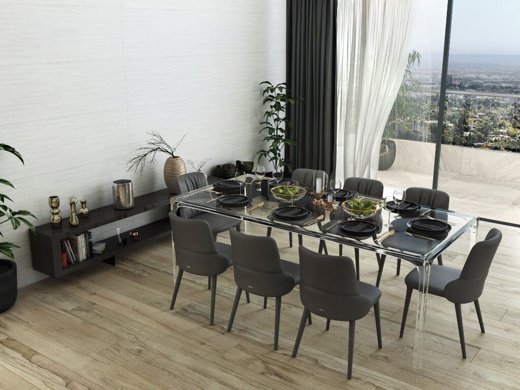 Comedor Emboss Beige con Blanco,,hi-res