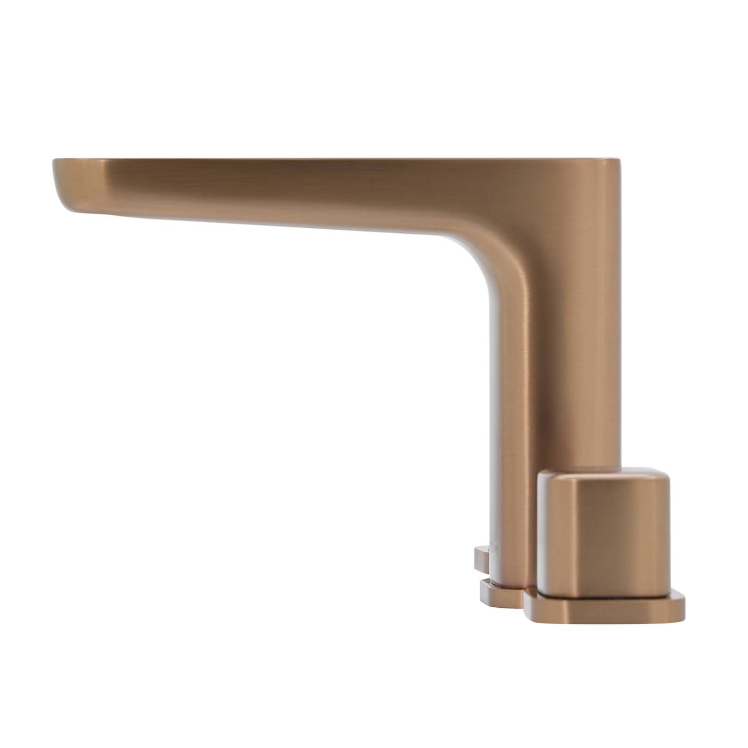 Llave duomando para lavabo línea Duna en bronce,,hi-res image number null