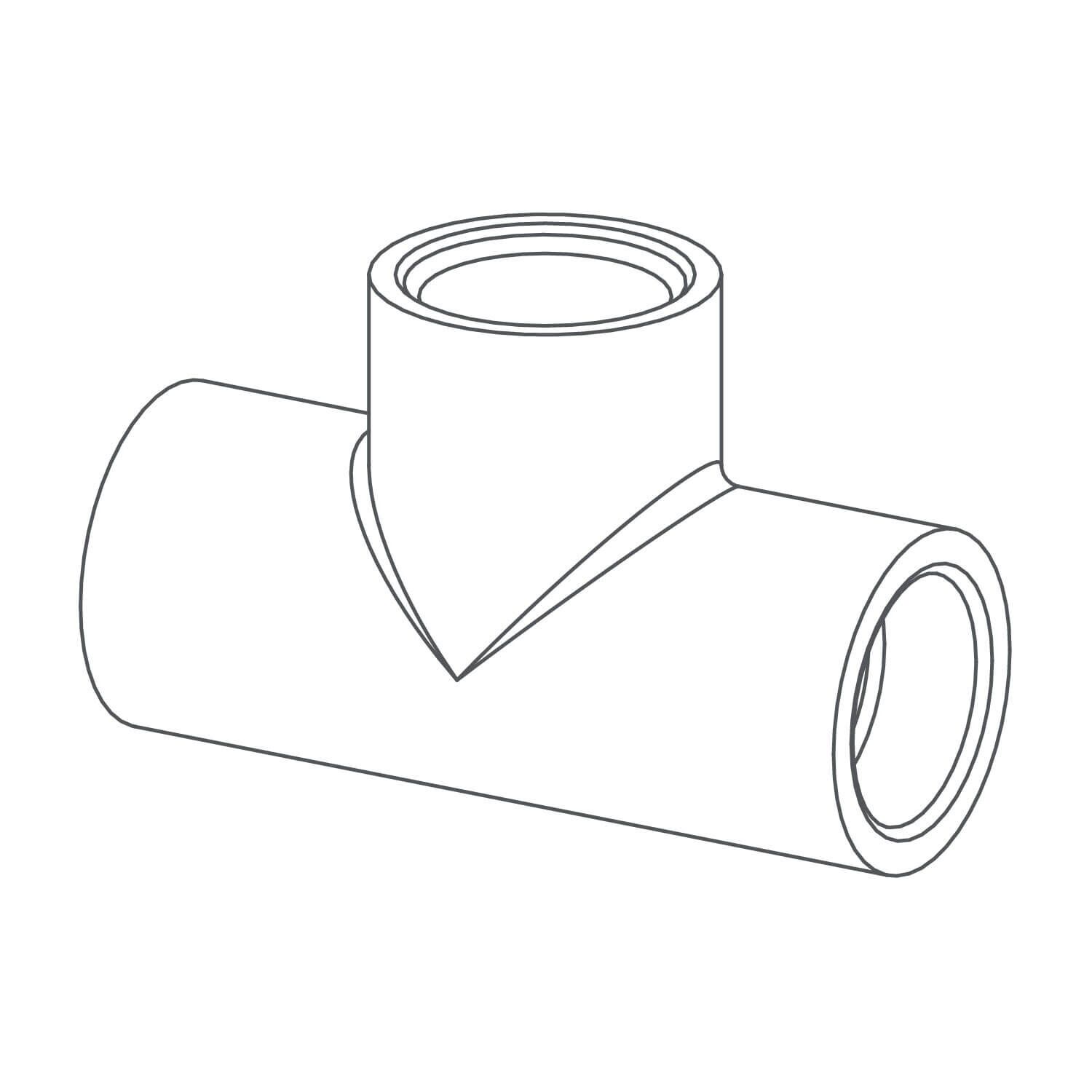 Conexion universal t de mangueras flexibles para llaves duomando unico,,hi-res image number null