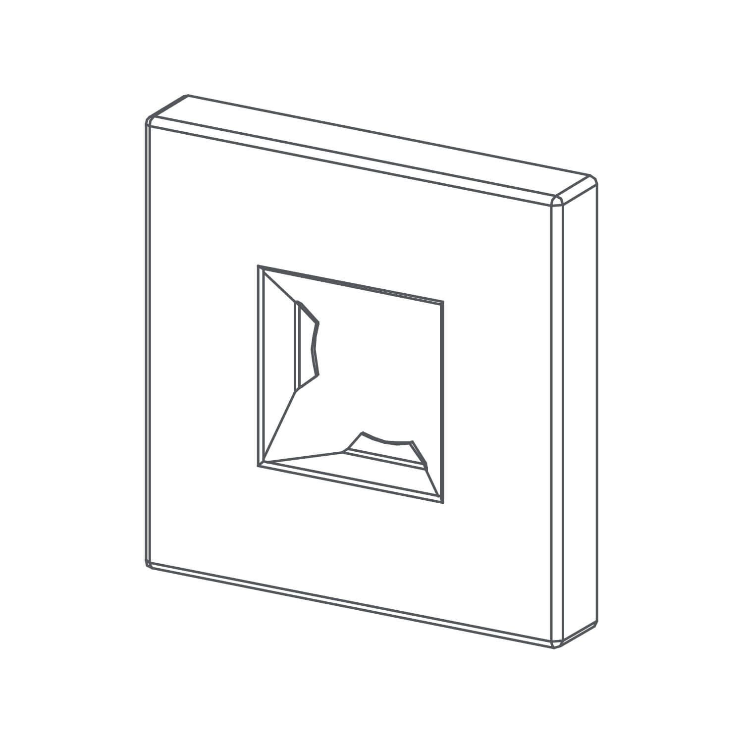 Chapeton weismar decorativo para brazo de conjunto de regadera titanio mate,,hi-res image number null