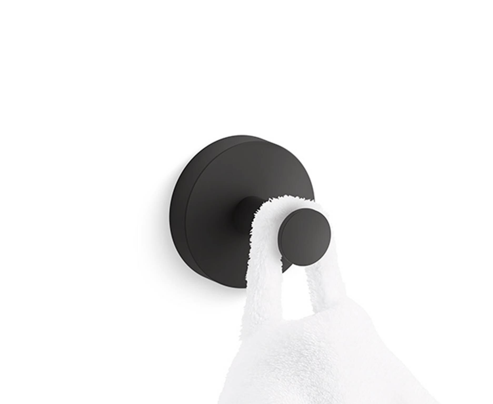 Gancho para toallas línea Elate en negro mate,,hi-res image number null