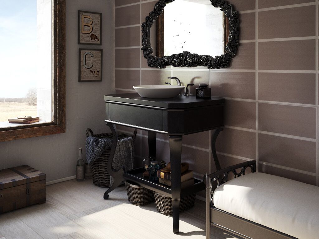 Baño Amazonia Beige con Blanco,,hi-res