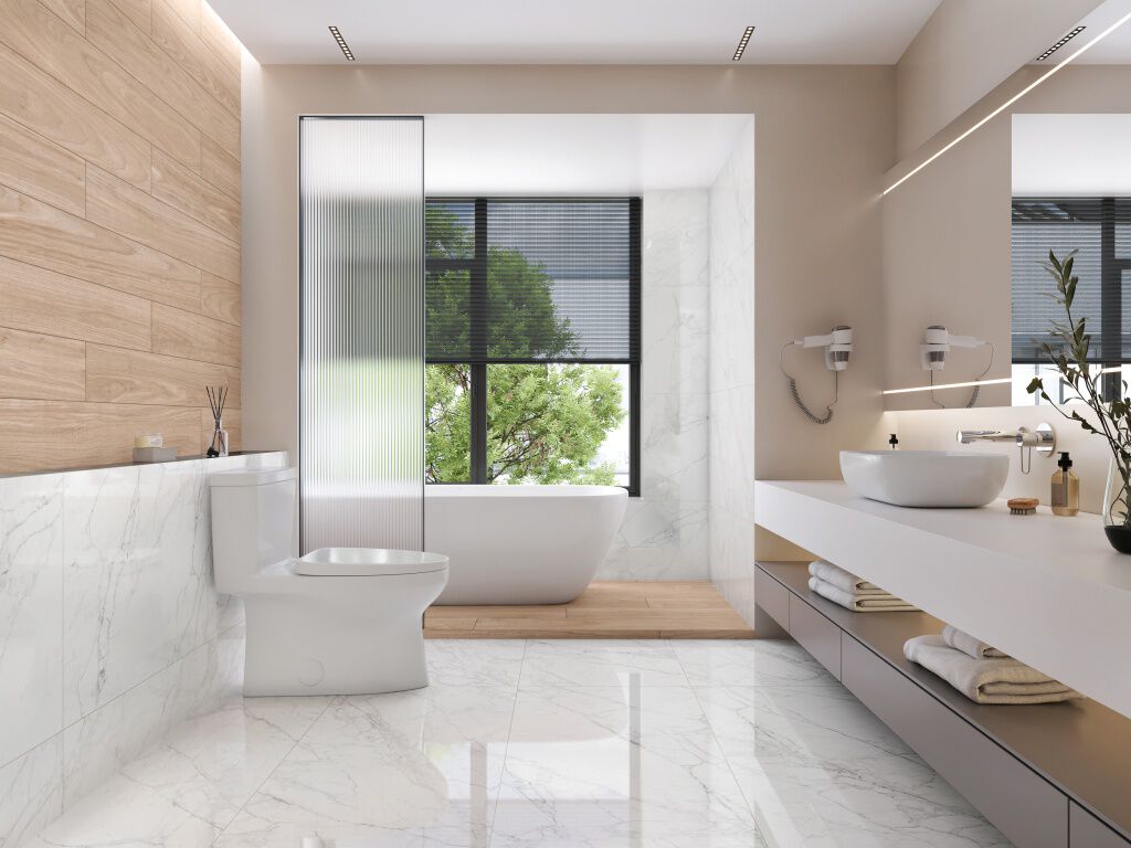 Ba&ntilde;o Savoy Beige con Blanco,,hi-res