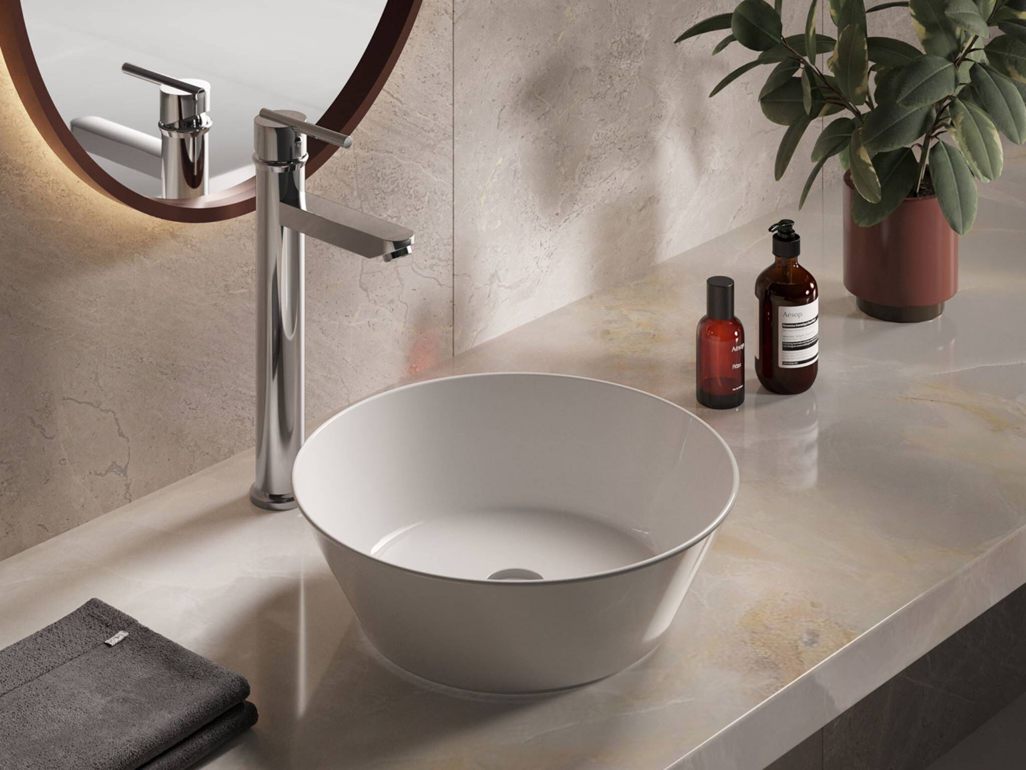 Lavabo de sobrecubierta línea Barcelona®,,hi-res