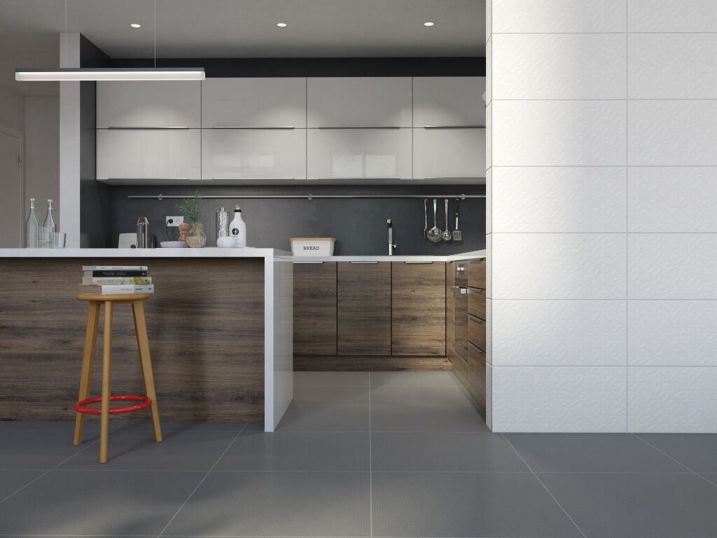 Cocina Kirigami Blanco con Gris,,hi-res