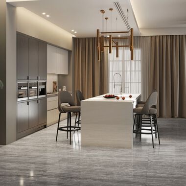 Cocina Samsara Beige con Gris