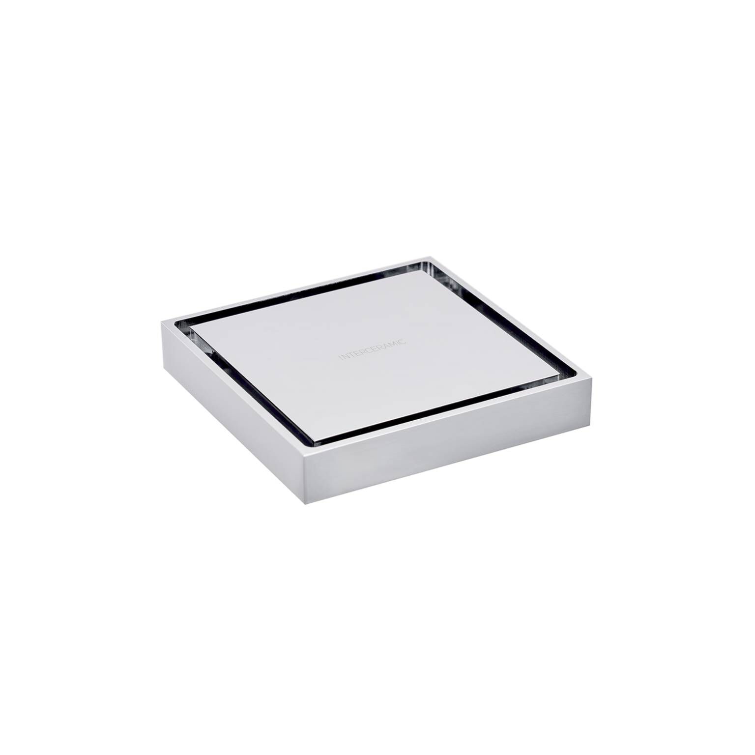 Coladera universal cuadrada para inserto cerámico 10 x 10 cm cromo pulido,,hi-res image number null