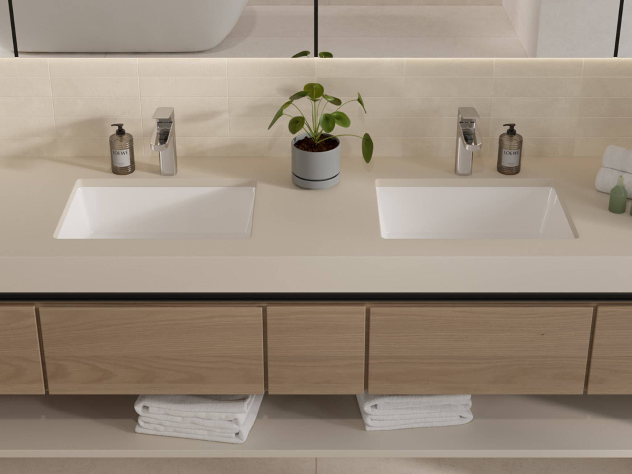 Llave monomando baja para lavabo línea Duna en cromo pulido,,hi-res image number null