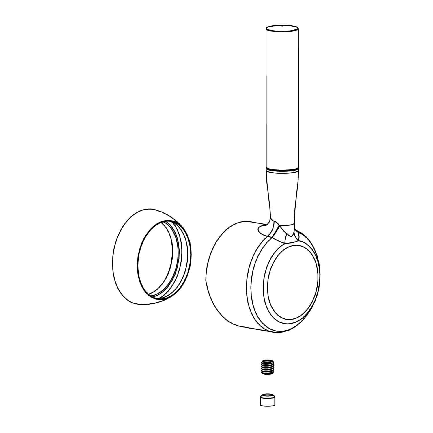 Maneral paris para llave de cocina cromo pulido,,hi-res image number null
