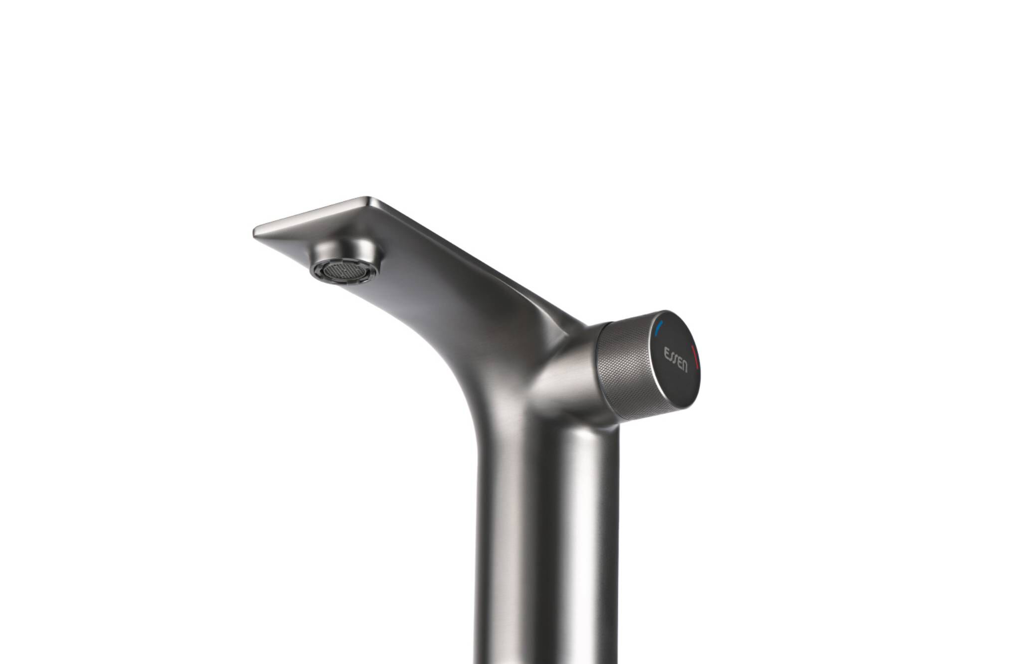 Llave monomando baja para lavabo l&iacute;nea Weismar en titanio mate,,hi-res image number null