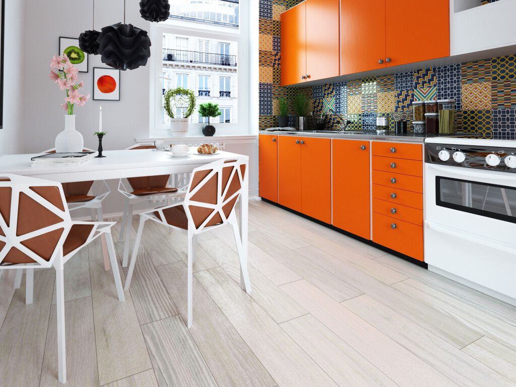 Cocina Dots Beige con Naranja,,hi-res