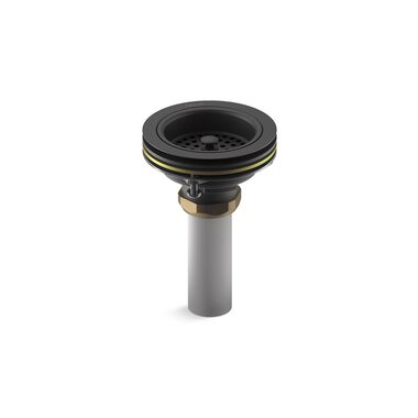 Coladera para tarja línea Duostrainer en negro mate