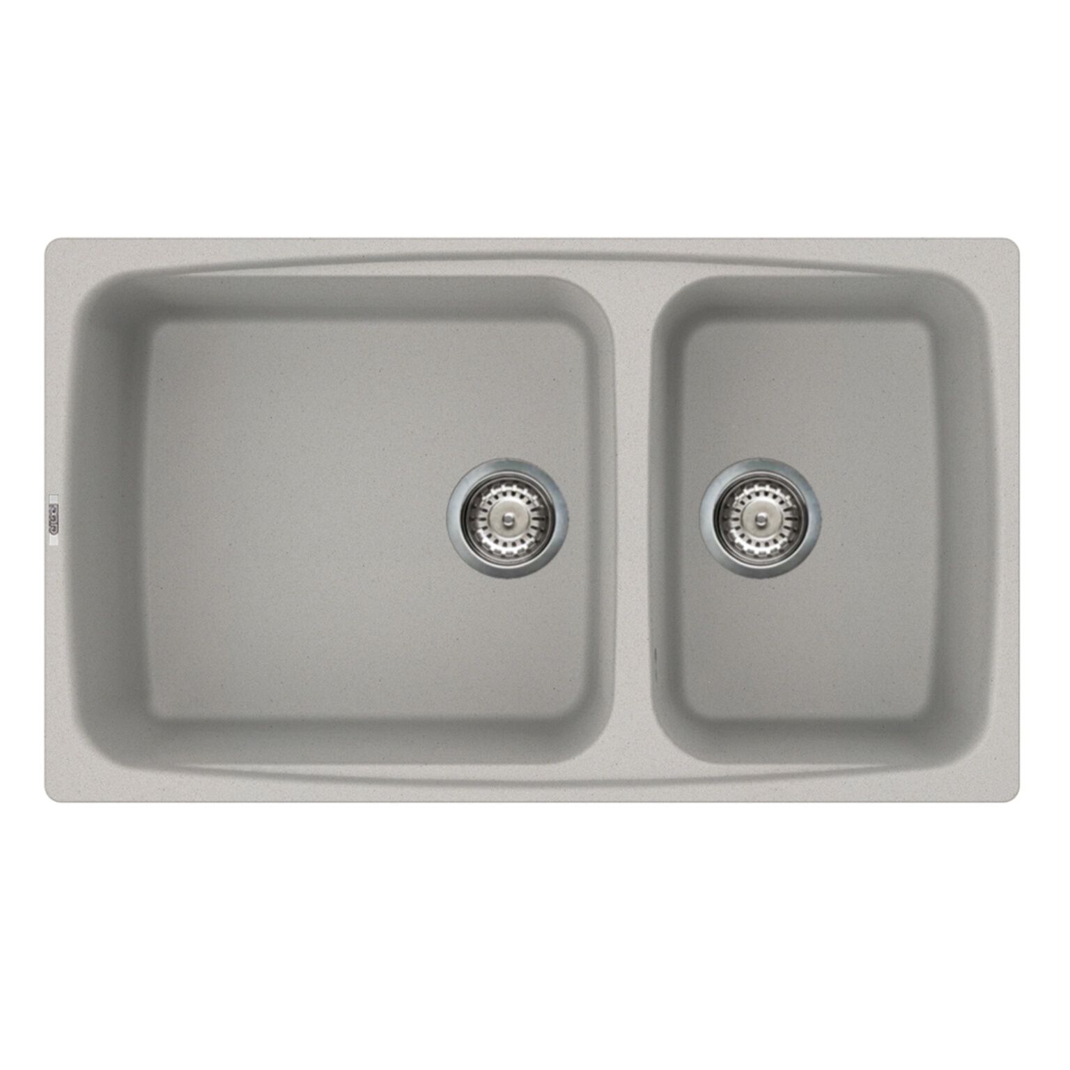 Tarja de dos tinas sobrecubierta línea Fox 450 en aluminio,,hi-res image number null