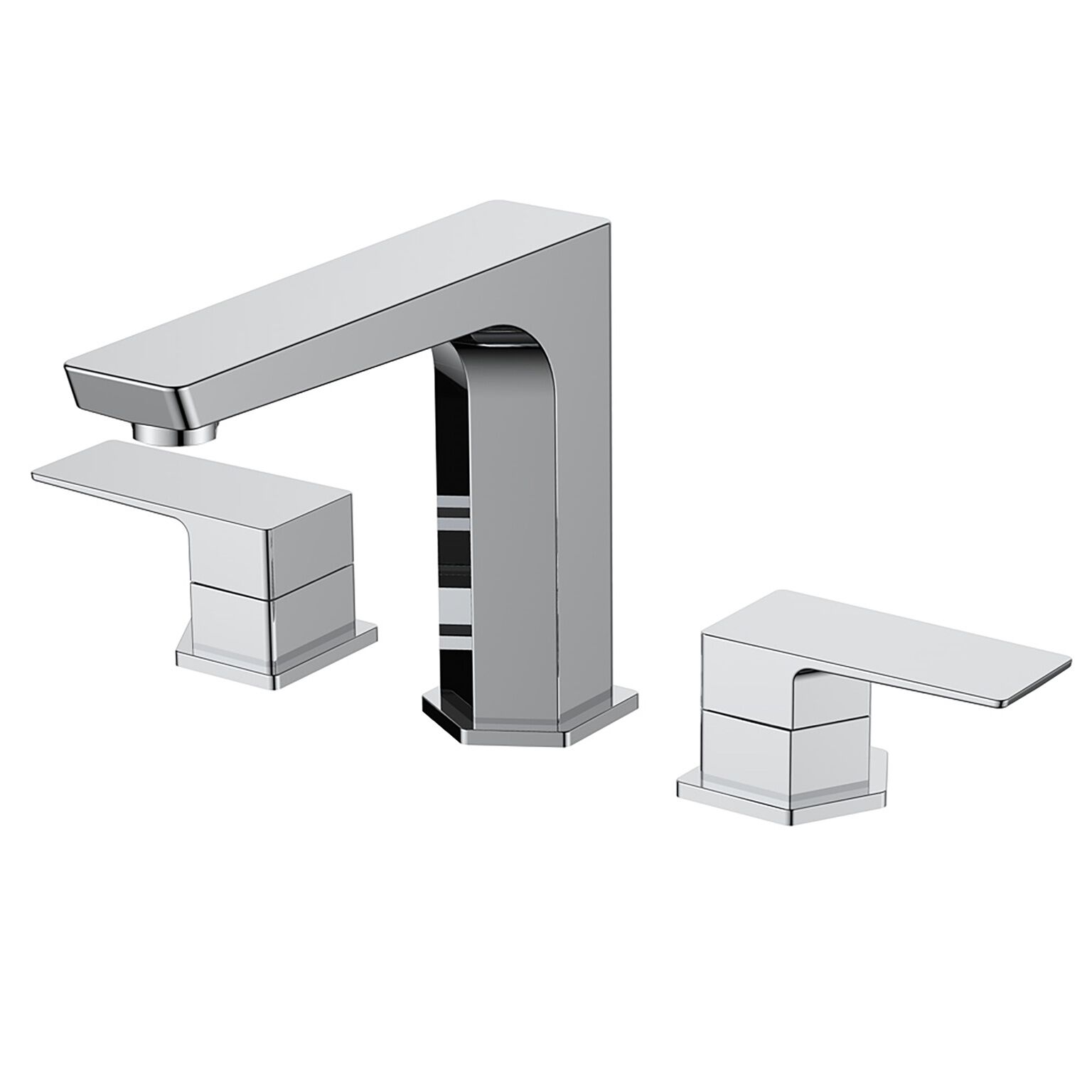 Llave duomando para lavabo línea Dessau en cromo pulido,,hi-res image number null