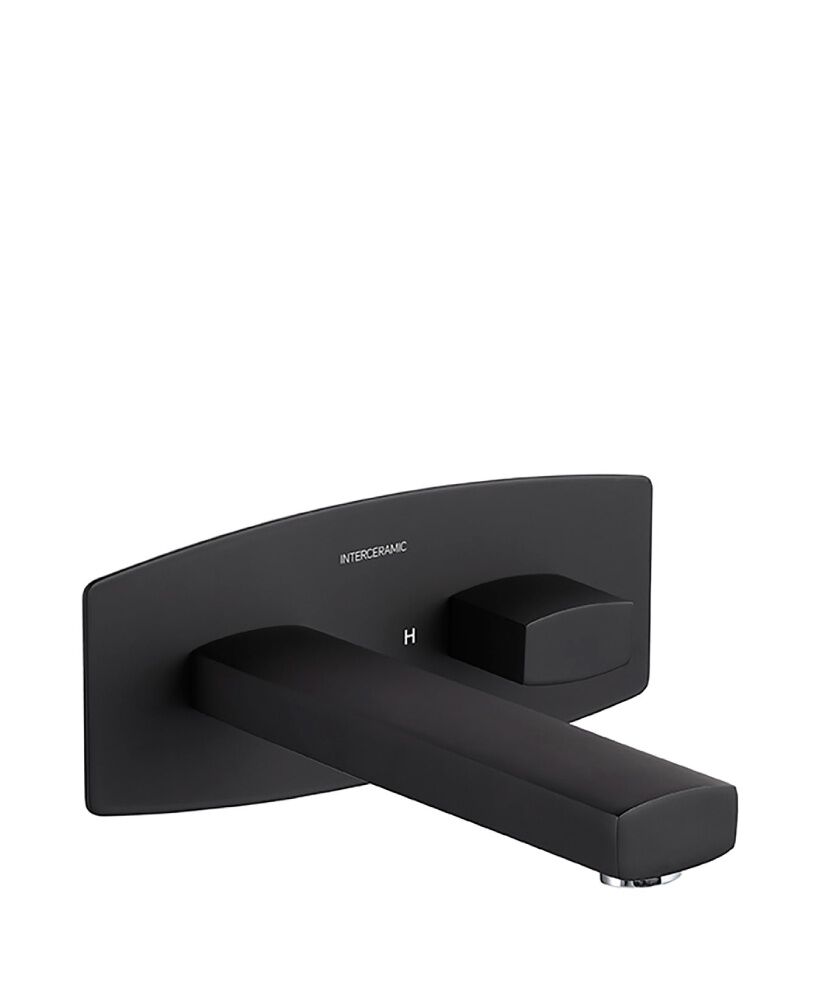 Llave de muro para lavabo línea Versalles en negro mate,,hi-res image number null